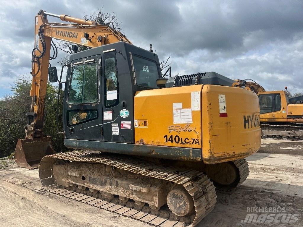 Hyundai 140LC-7A Paletli ekskavatörler