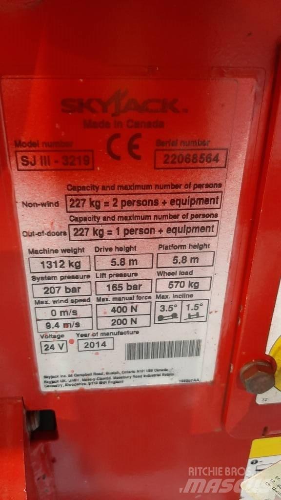 SkyJack SJIII 3219 Makasli platformlar
