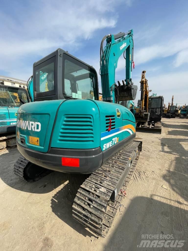 Sunward SWE70 Mini ekskavatörler, 7 tona dek