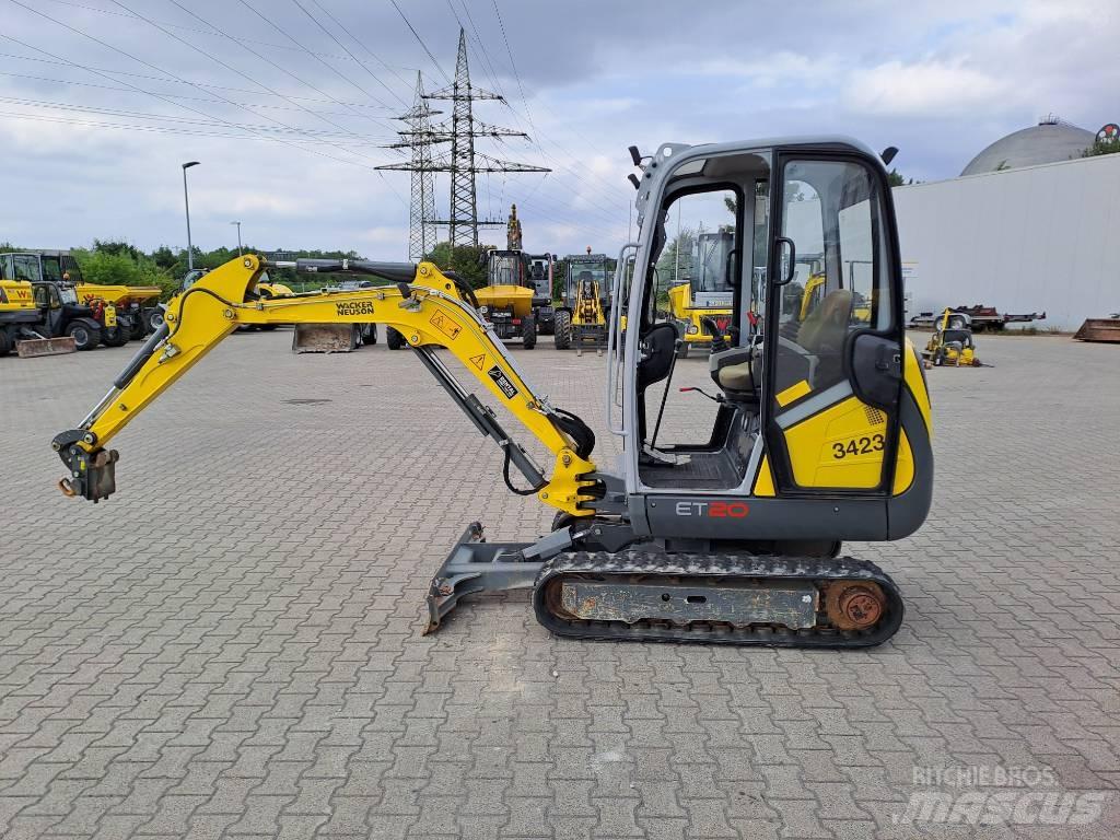 Wacker Neuson ET20 Paletli ekskavatörler