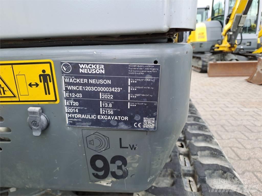 Wacker Neuson ET20 Paletli ekskavatörler