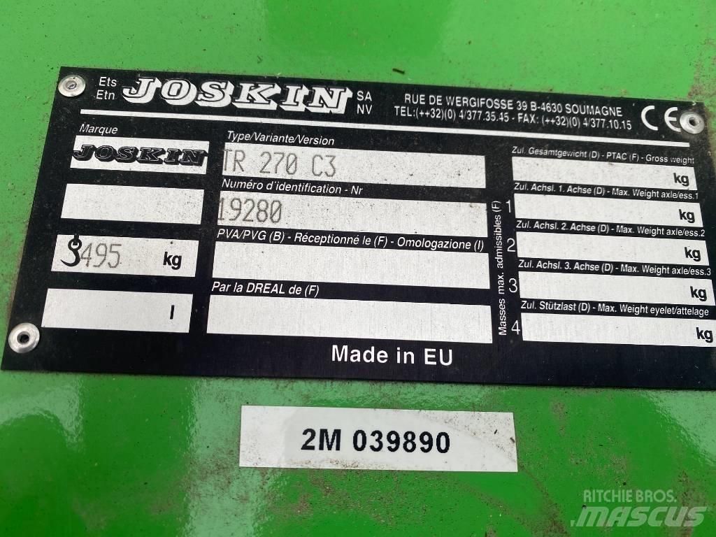 Joskin TR 270 C3 Hasat makineleri