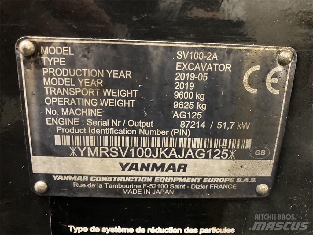 Yanmar SV 100-2A Midi ekskavatörler 7 - 12 t