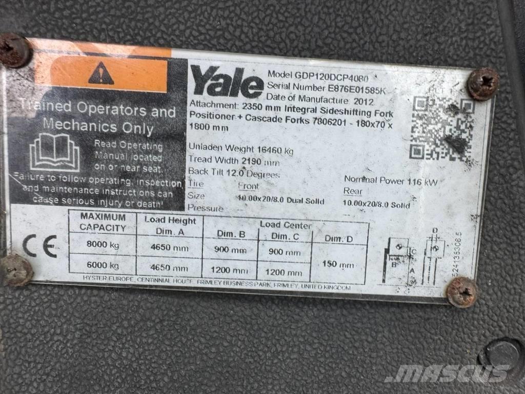Yale GDP120 Dizel forkliftler
