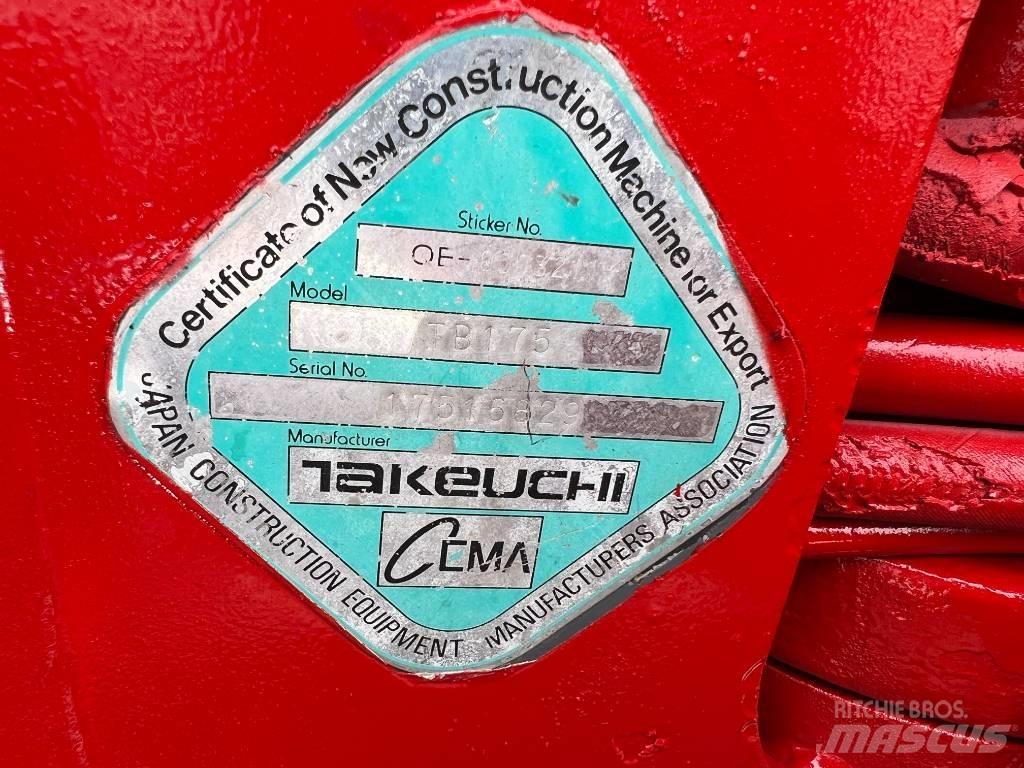 Takeuchi TB175 Midi ekskavatörler 7 - 12 t