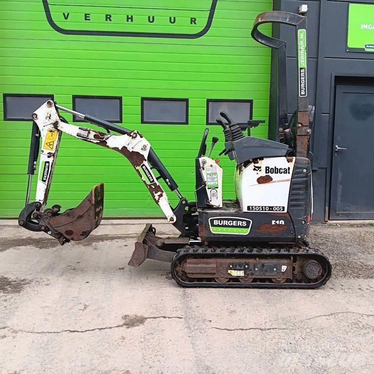 Bobcat E10 Mini ekskavatörler, 7 tona dek