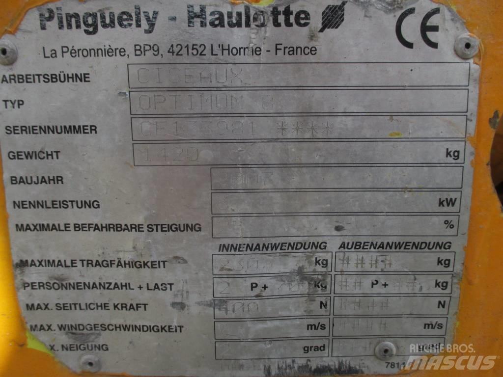 Haulotte Optimum  8 Makasli platformlar