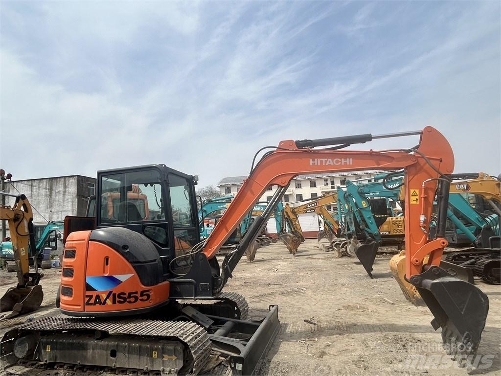 Hitachi ZX55 Mini ekskavatörler, 7 tona dek
