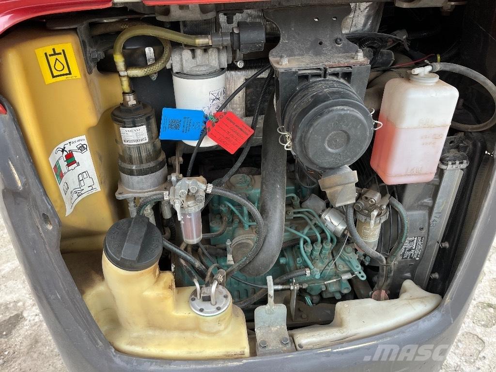 Volvo EC18D Mini ekskavatörler, 7 tona dek