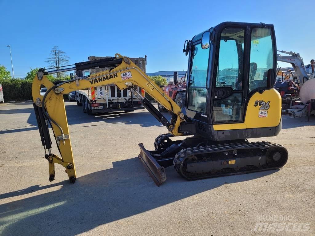 Yanmar SV 26 Mini ekskavatörler, 7 tona dek
