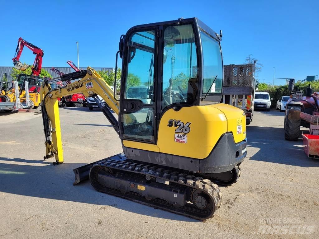 Yanmar SV 26 Mini ekskavatörler, 7 tona dek