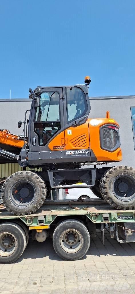 Doosan DX 100 W-7 Lastik tekerli ekskavatörler