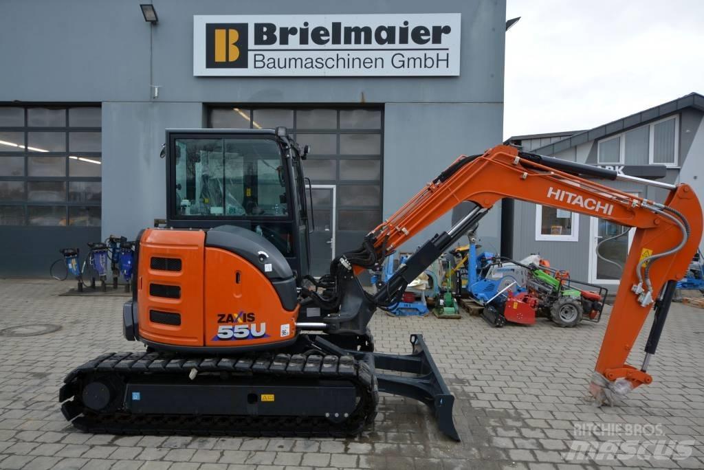 Hitachi ZX 55 U-6P Mini ekskavatörler, 7 tona dek