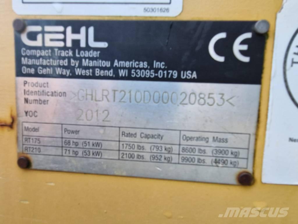 Gehl RT 210 Paletli yükleyiciler