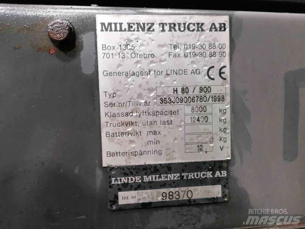Linde H80D/900 Dizel forkliftler