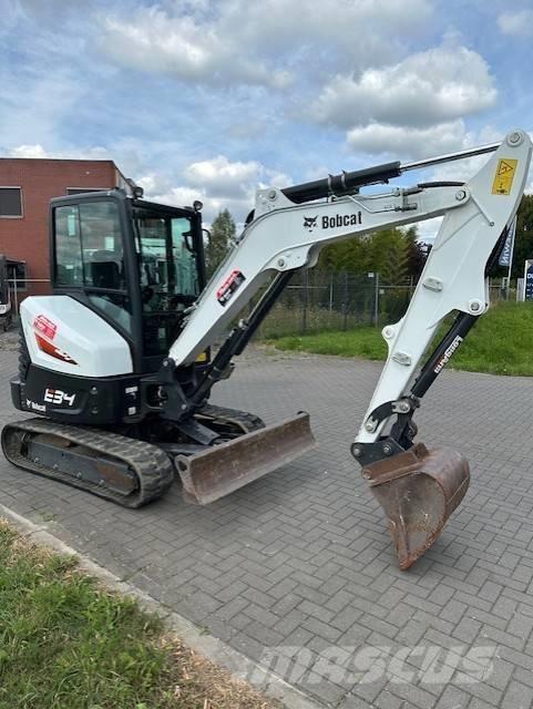 Bobcat E34 Mini ekskavatörler, 7 tona dek