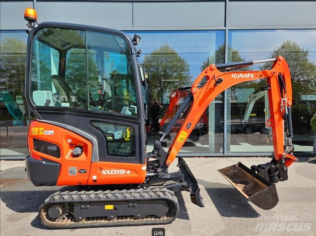 Kubota KX 019-4 Mini ekskavatörler, 7 tona dek