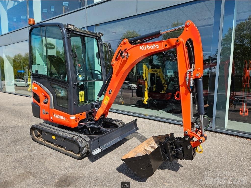 Kubota KX 019-4 Mini ekskavatörler, 7 tona dek
