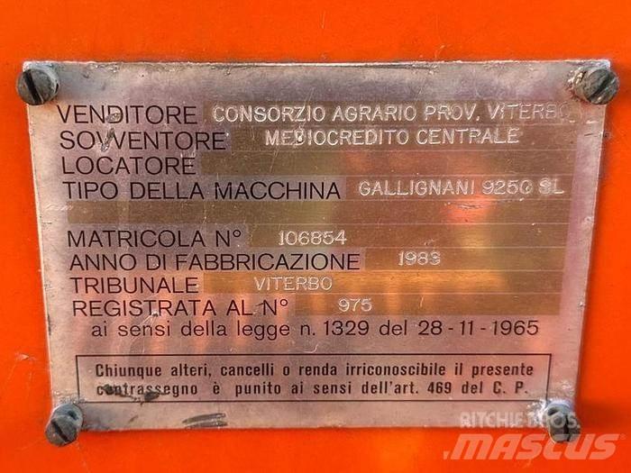  GALLICANI 9250SL Balya kiskaçlari