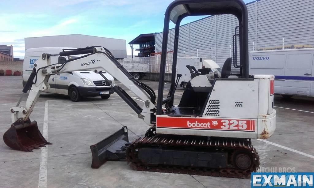 Bobcat X 325 Mini ekskavatörler, 7 tona dek