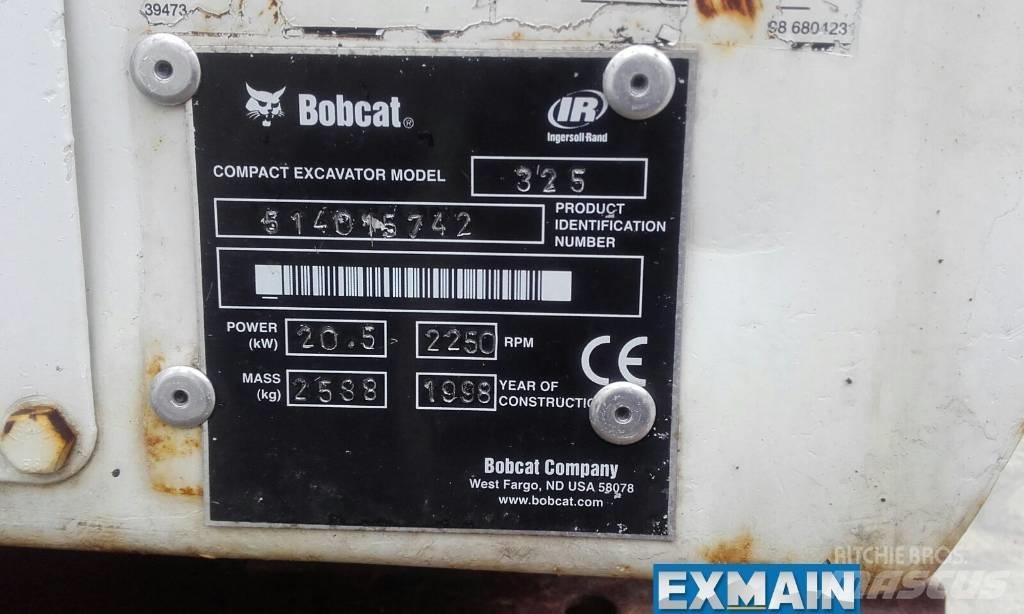Bobcat X 325 Mini ekskavatörler, 7 tona dek