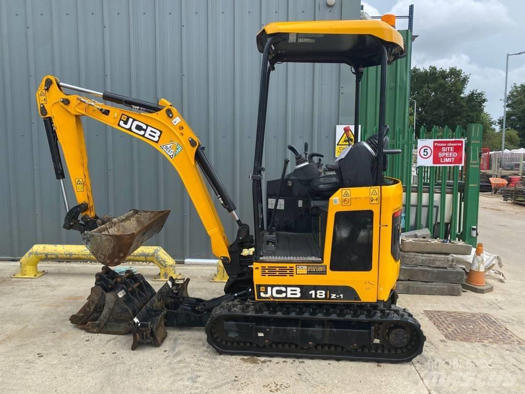 JCB 18 Z Mini ekskavatörler, 7 tona dek