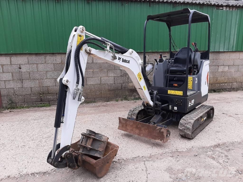 Bobcat E 19 Mini ekskavatörler, 7 tona dek