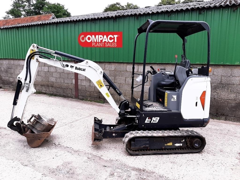 Bobcat E 19 Mini ekskavatörler, 7 tona dek