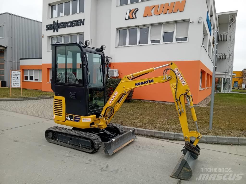 Komatsu PC 16 R-3HS Mini ekskavatörler, 7 tona dek