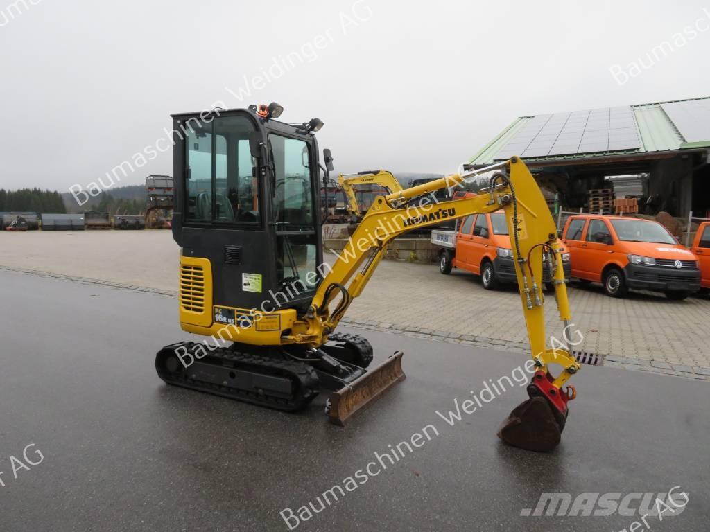 Komatsu PC 16 Mini ekskavatörler, 7 tona dek