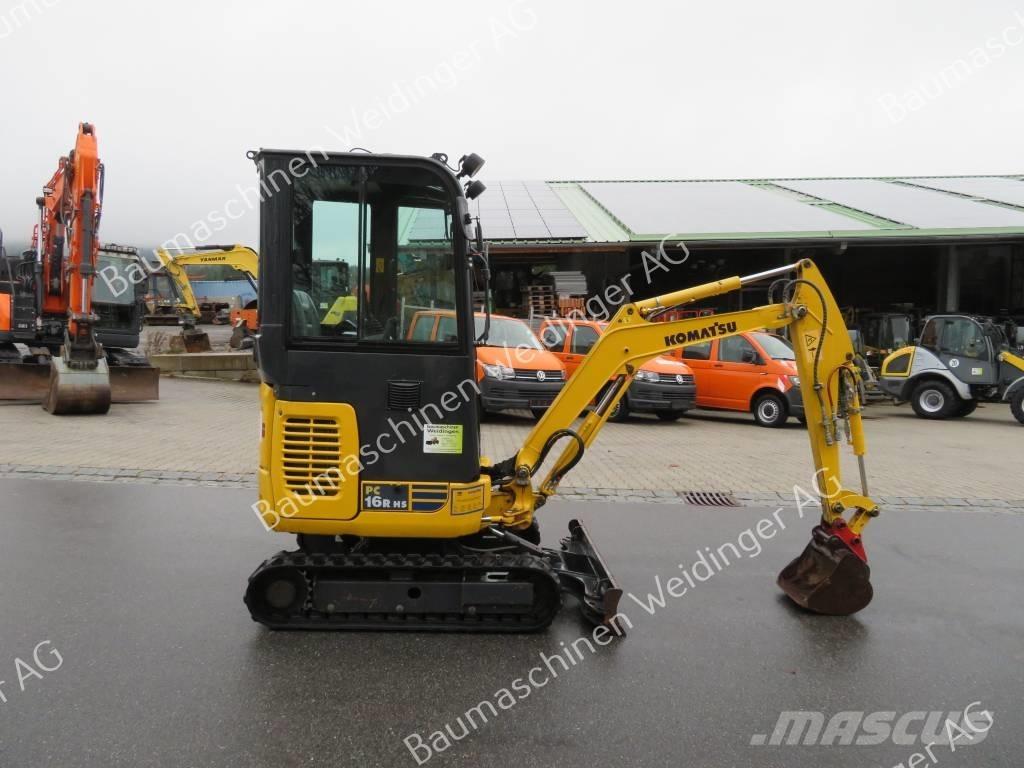 Komatsu PC 16 Mini ekskavatörler, 7 tona dek