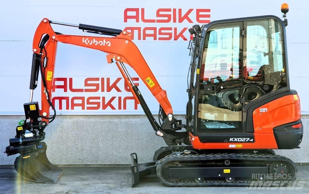 Kubota KX 027-4 Mini ekskavatörler, 7 tona dek