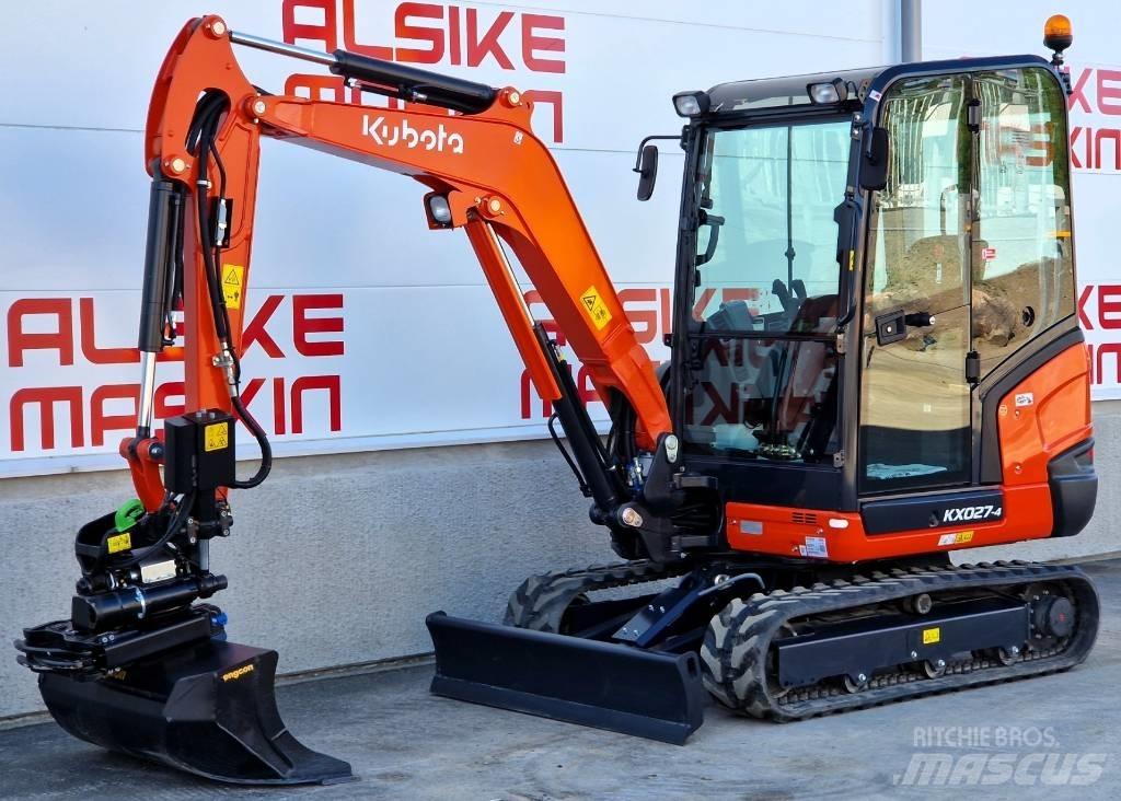 Kubota KX 027-4 Mini ekskavatörler, 7 tona dek