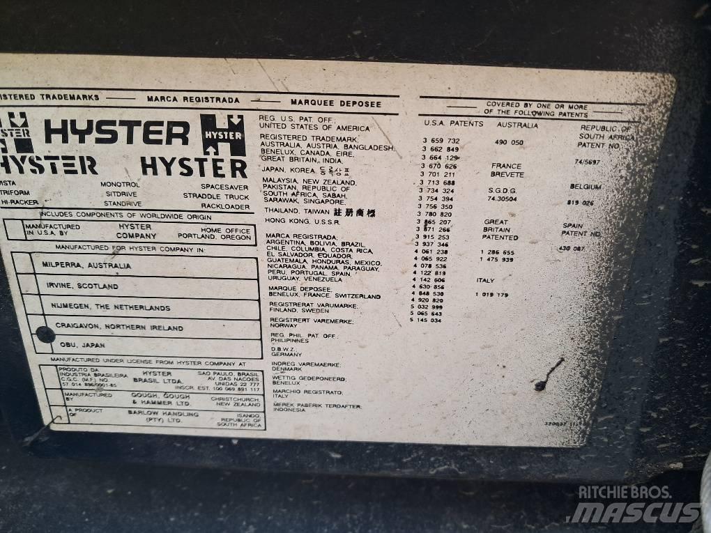 Hyster H250XL LPG'li forkliftler