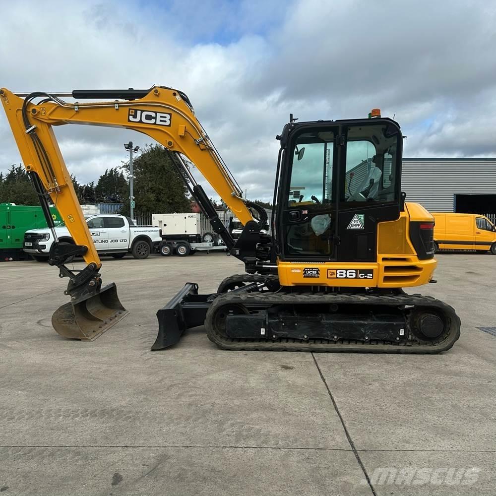 JCB 86C-2 Mini ekskavatörler, 7 tona dek