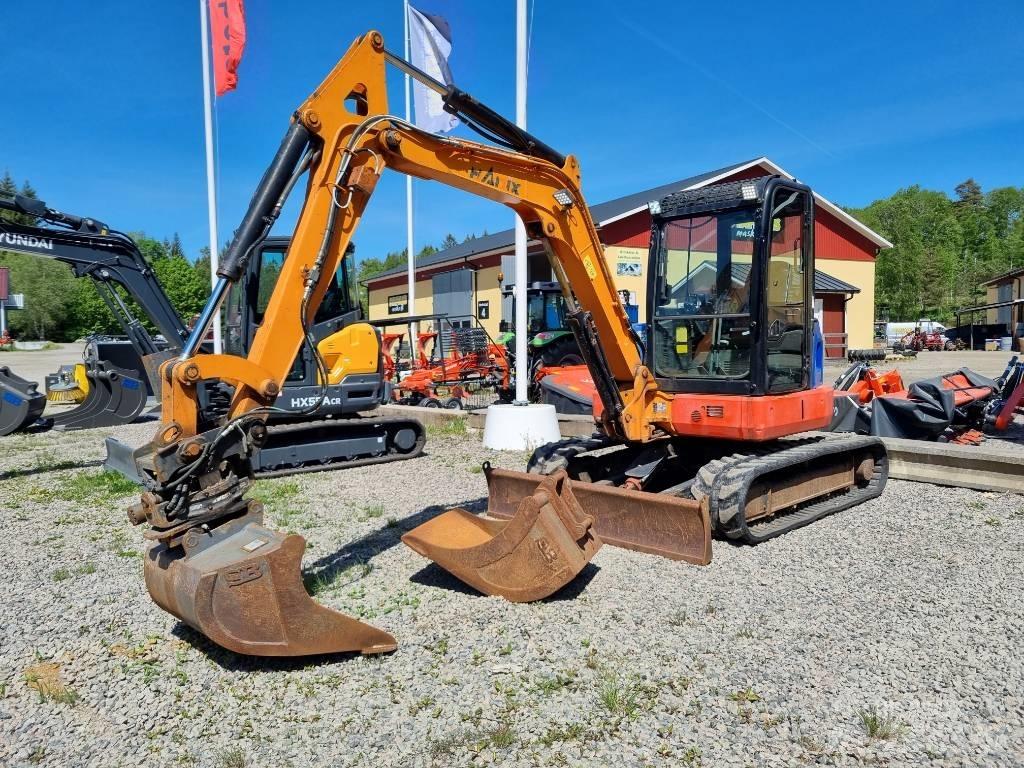 Hanix H 55 DR Mini ekskavatörler, 7 tona dek
