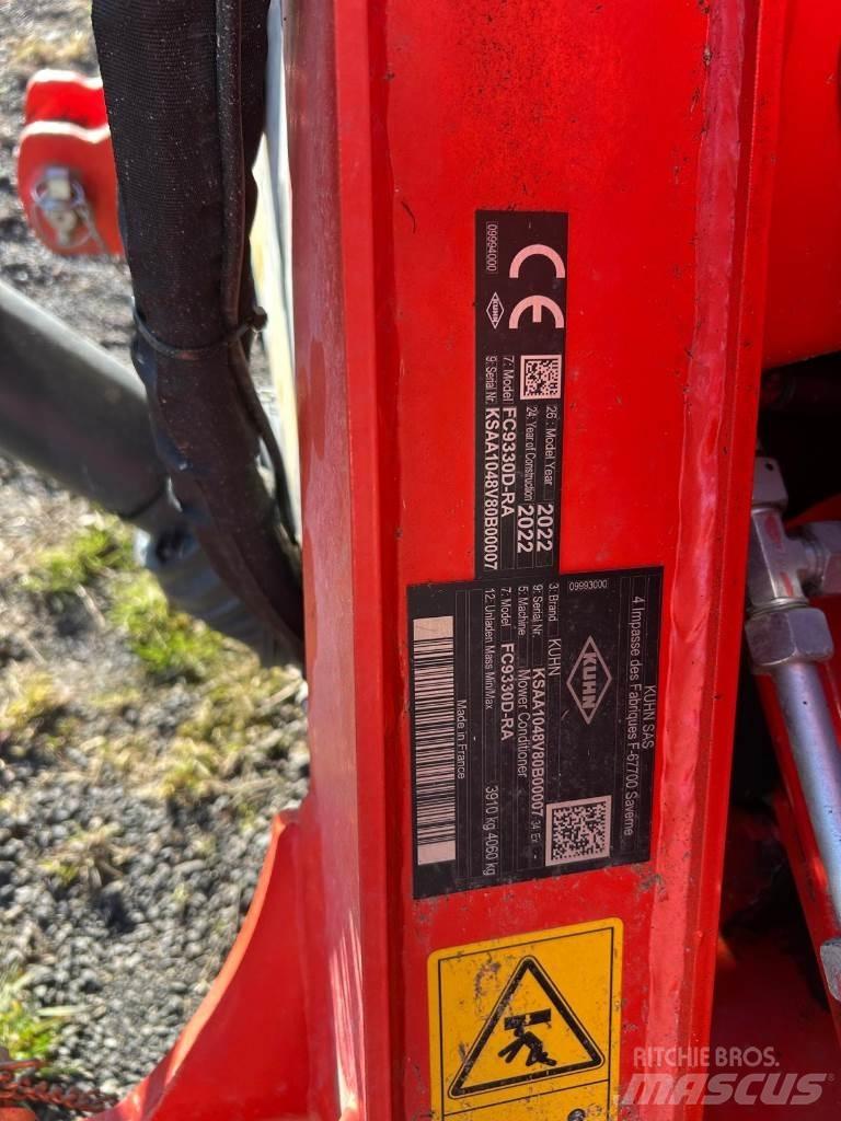 Kuhn FC 9330 D-RA Asılı ve çekilir biçme makineleri