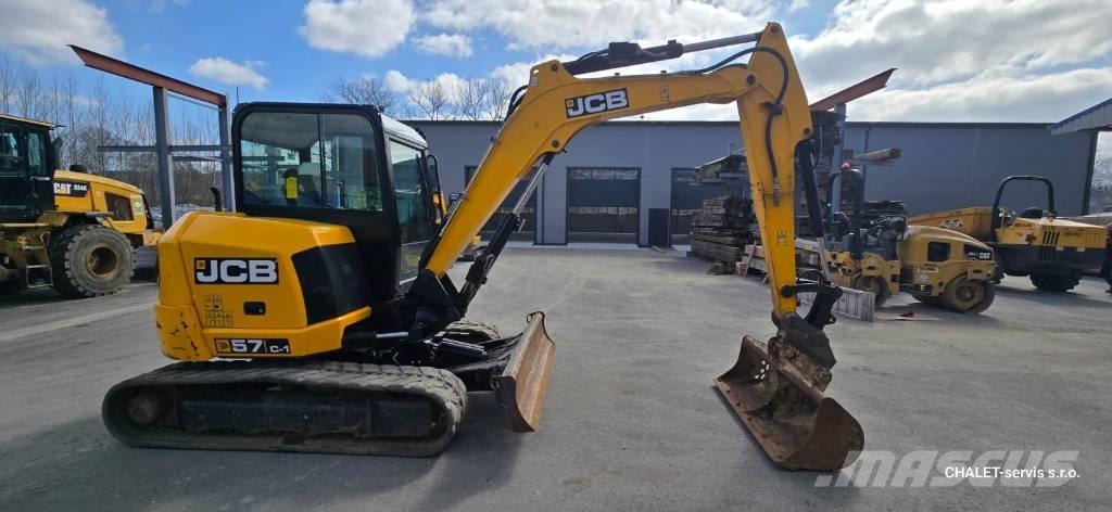 JCB 57 C-1 Mini ekskavatörler, 7 tona dek