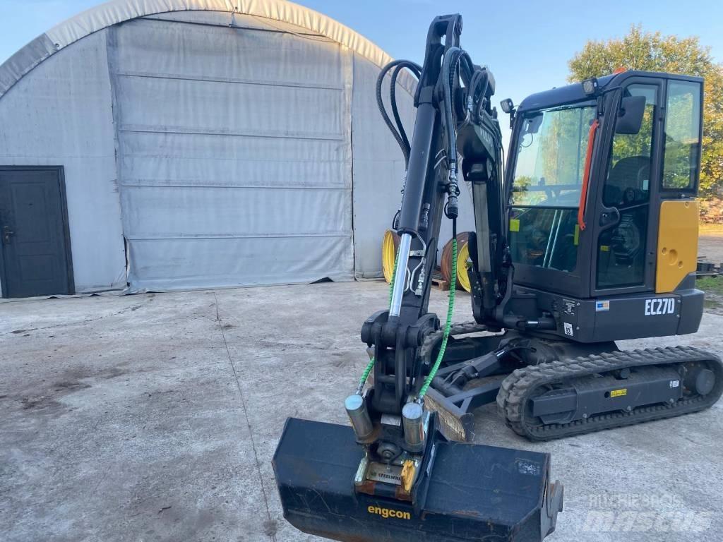 Volvo EC 27 D Mini ekskavatörler, 7 tona dek