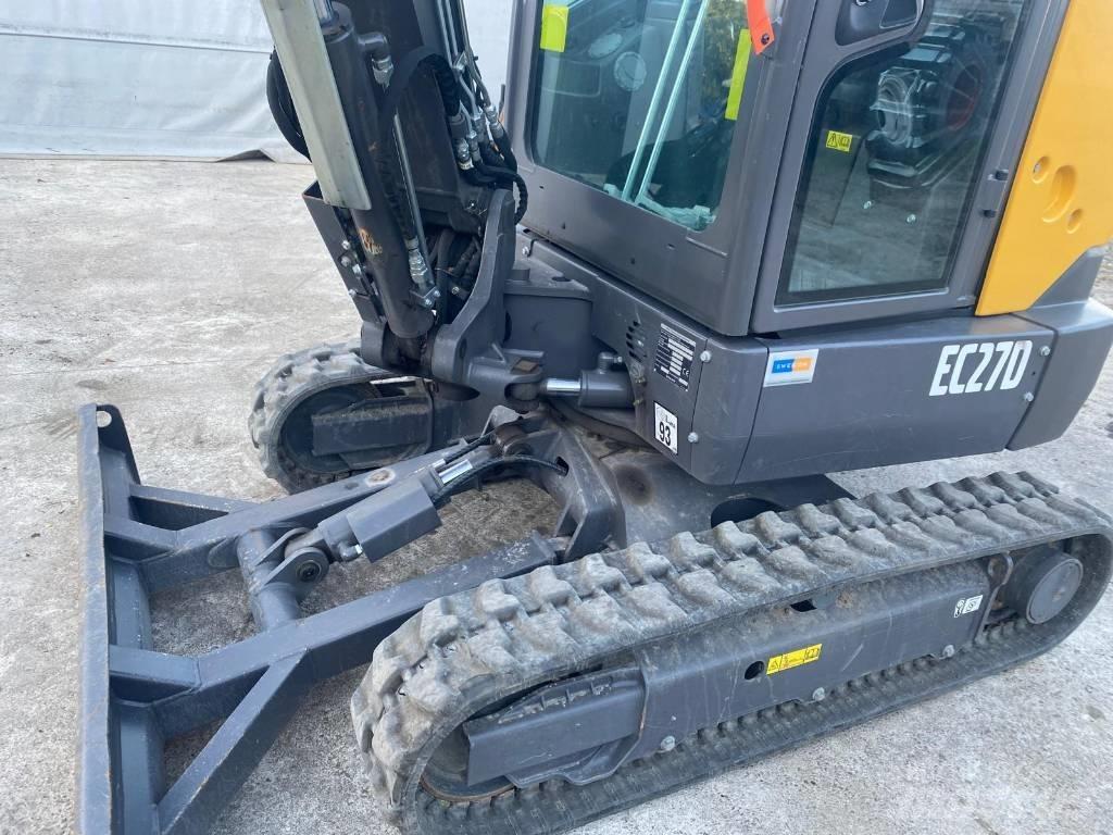 Volvo EC 27 D Mini ekskavatörler, 7 tona dek