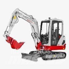 Takeuchi TB225 Mini ekskavatörler, 7 tona dek
