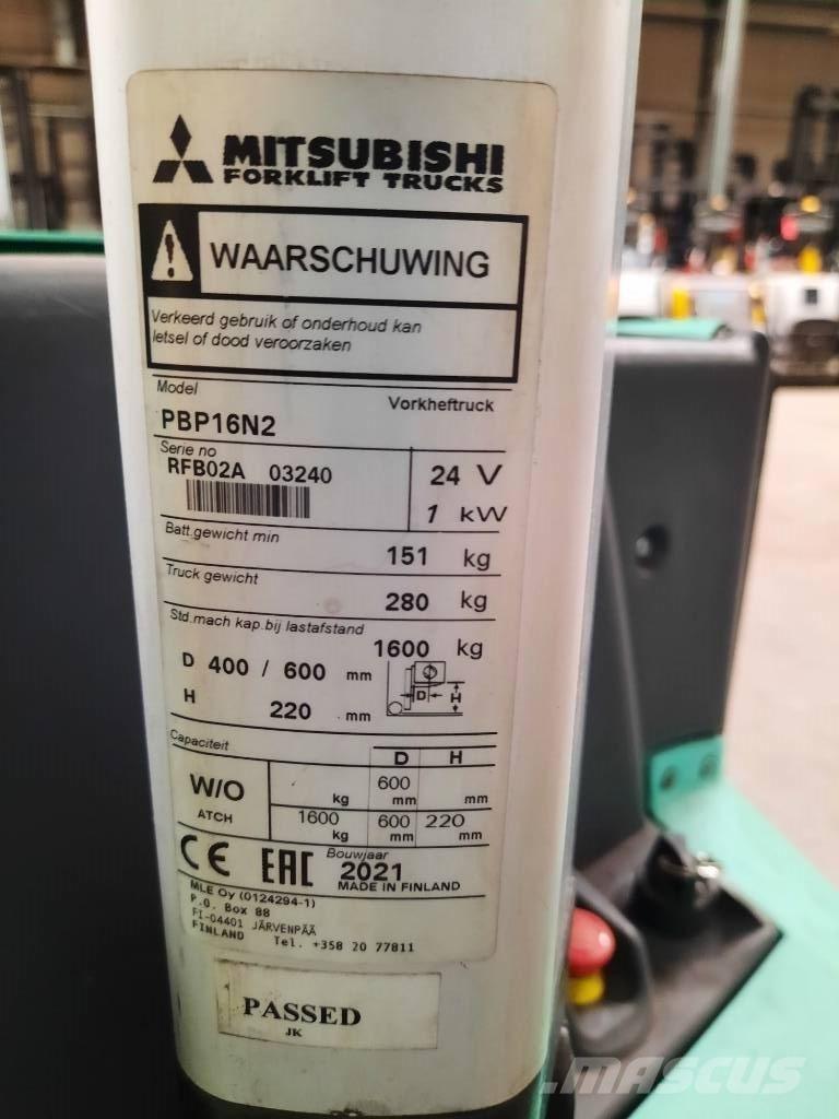 Mitsubishi PBP16N2 Düsük seviye kaldirici