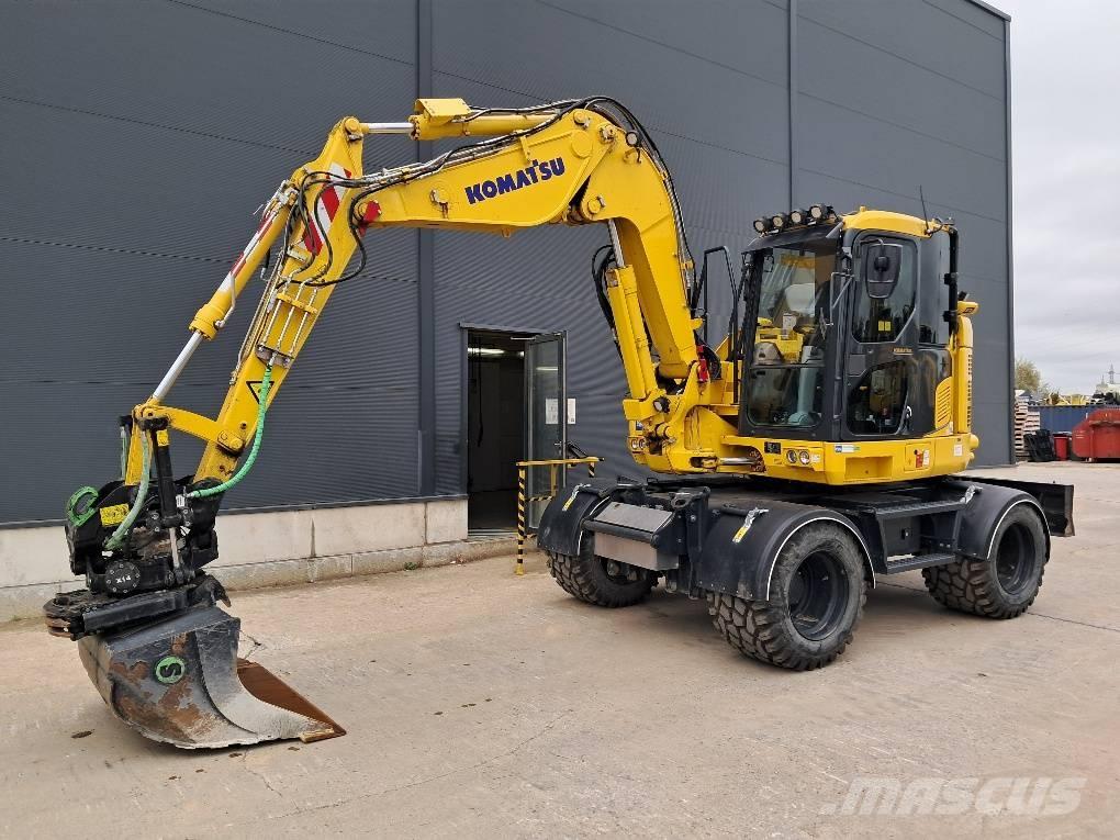 Komatsu PW138MR-11E0 Lastik tekerli ekskavatörler