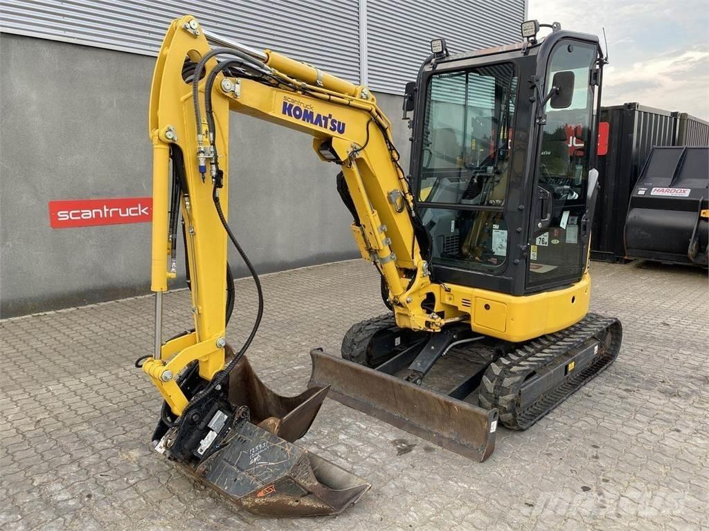 Komatsu PC24MR-5 Lastik tekerli ekskavatörler
