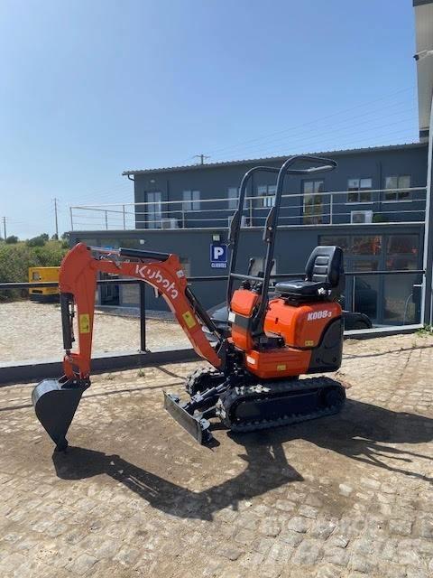 Kubota K 008-3 Mini ekskavatörler, 7 tona dek