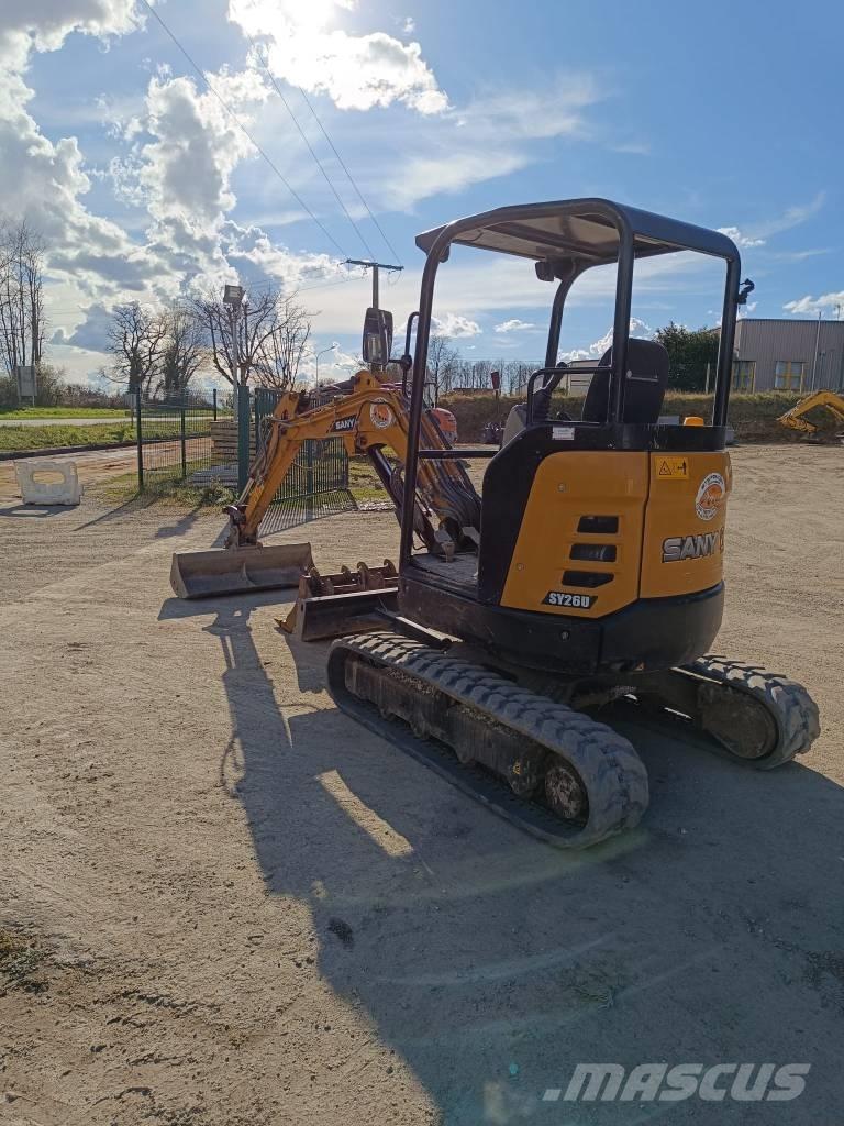 Sany SY 26 U Mini ekskavatörler, 7 tona dek