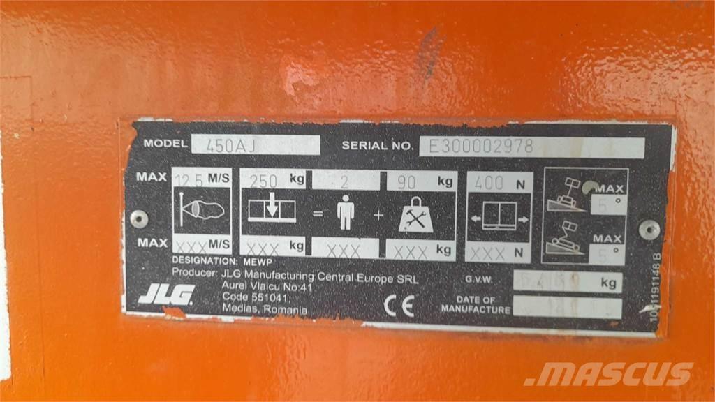 JLG 450AJ Körüklü personel platformları