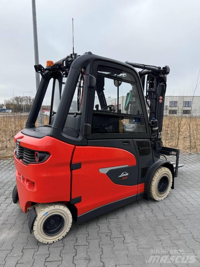 Linde E35HL/1252-01 Elektrikli forkliftler