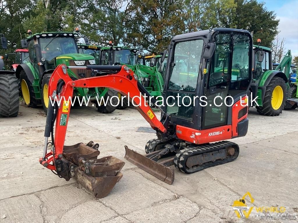 Kubota KX 016-4 Mini ekskavatörler, 7 tona dek