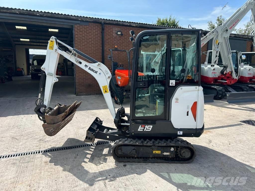 Bobcat E 19 Mini ekskavatörler, 7 tona dek